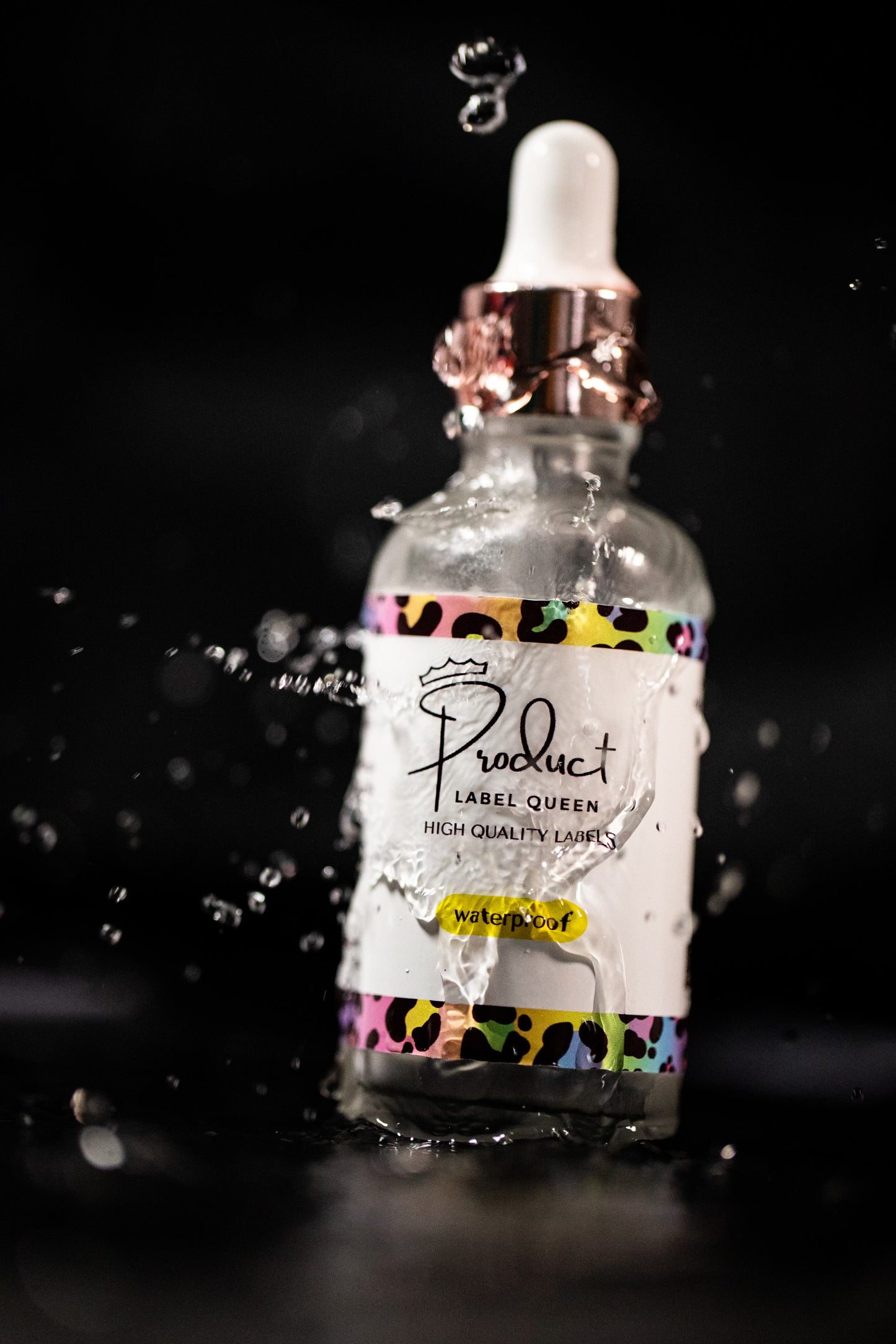 Rectangular GLOSSY Vinyl Labels