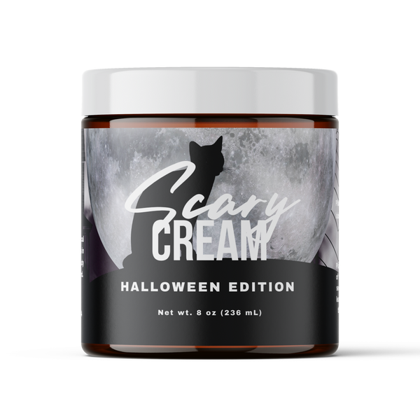 Template 10 8x2.5 Body Cream Halloween Black and white