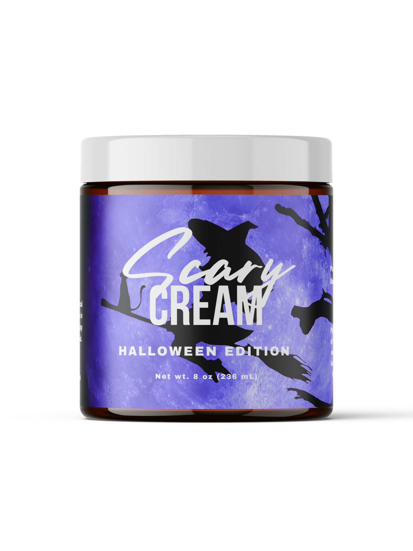 Template 08 8x2.5 Body Cream Halloween Purple Theme