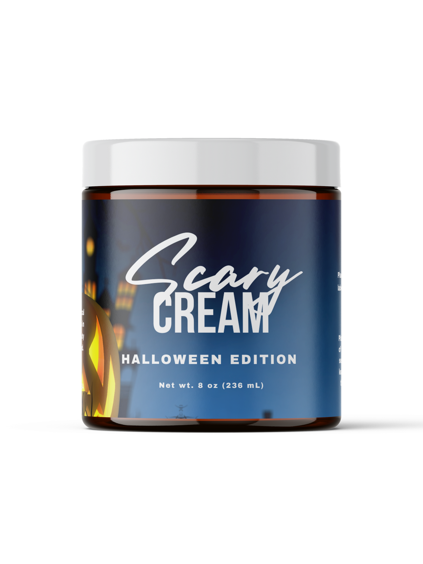 Template 09 8x2.5 Body Cream Halloween Blue