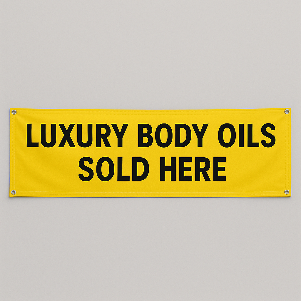 Printed Vinyl Banner for Promotional & Pop-Up Shop Use