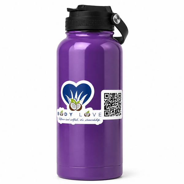 Custom Logo QR Code Stickers (100 Waterproof Stickers)