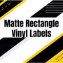 Matte Rectangle Vinyl Labels continued