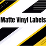 Matte Rectangle Vinyl Labels