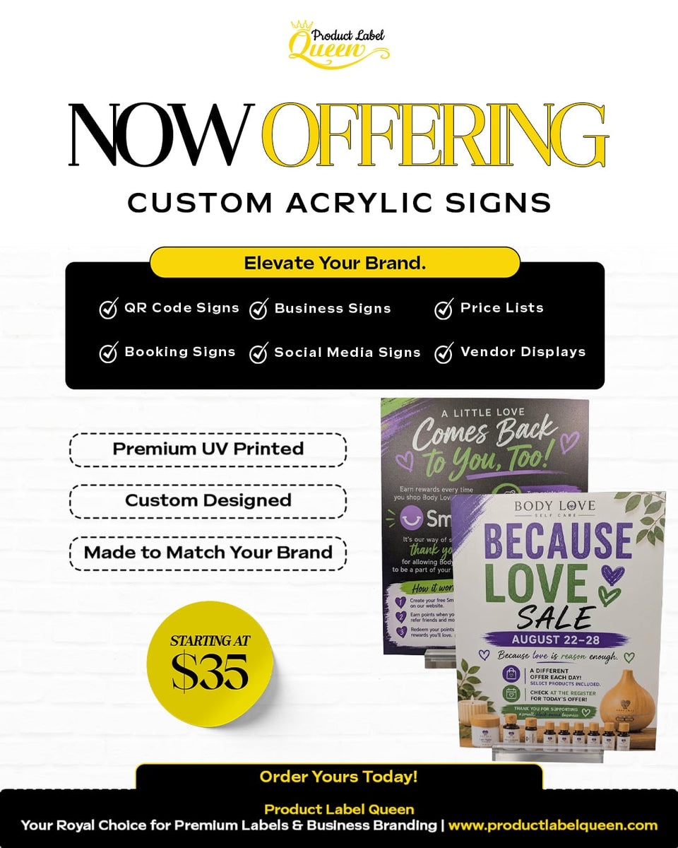 ACRYLIC SIGNS