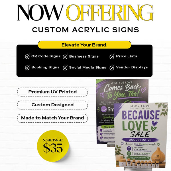 ACRYLIC SIGNS