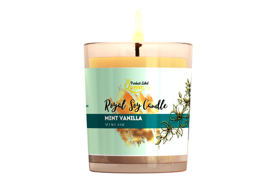 Spring Candle Canva Template 9x2.375