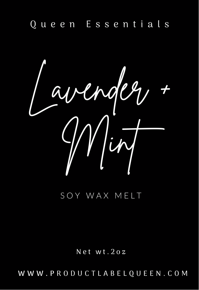 2x3 Wax Melt  Canva Label Template, DIY, Instant Download
